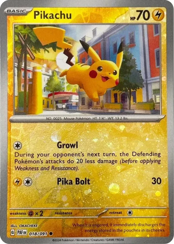 Pikachu (Reverse Cosmos Holo) #18 – Miscellaneous Cards & Products