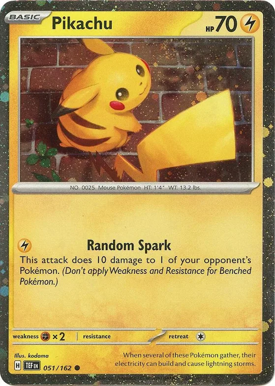 Pikachu (Cosmo Holo) #51 – Miscellaneous Cards & Products