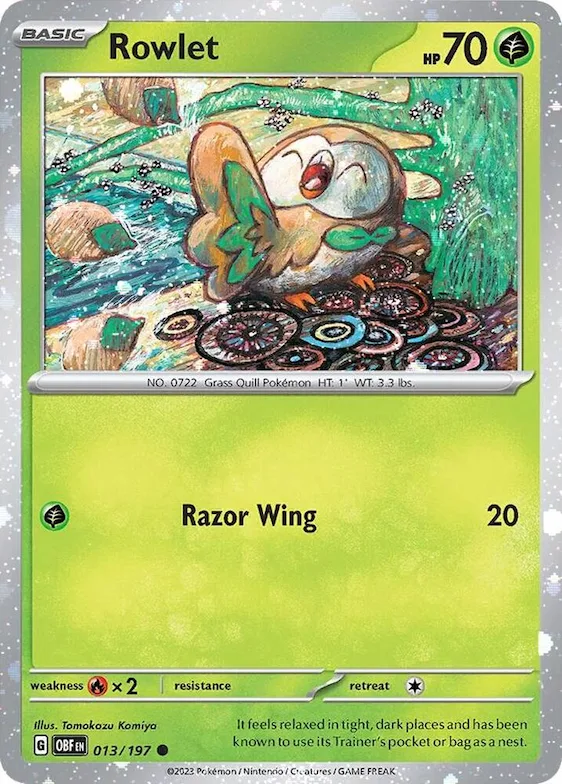 Rowlet (Cosmos Holo) #13 – Miscellaneous Cards & Products