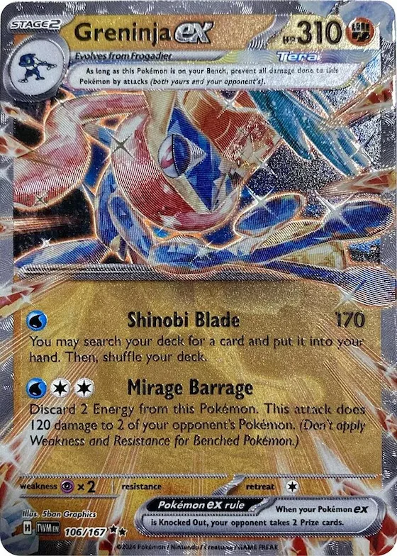 Greninja ex (GameStop Metal Card) #106 – Miscellaneous Cards & Products