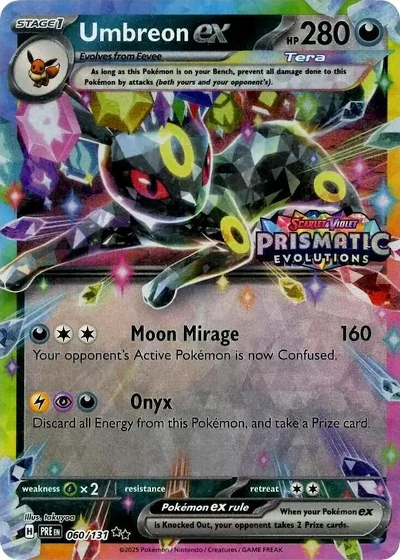 Umbreon ex (Prismatic Evolutions Stamp) #60 – Miscellaneous Cards & Products