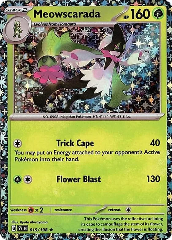 Meowscarada (Sparkle Holo) #15 – Miscellaneous Cards & Products