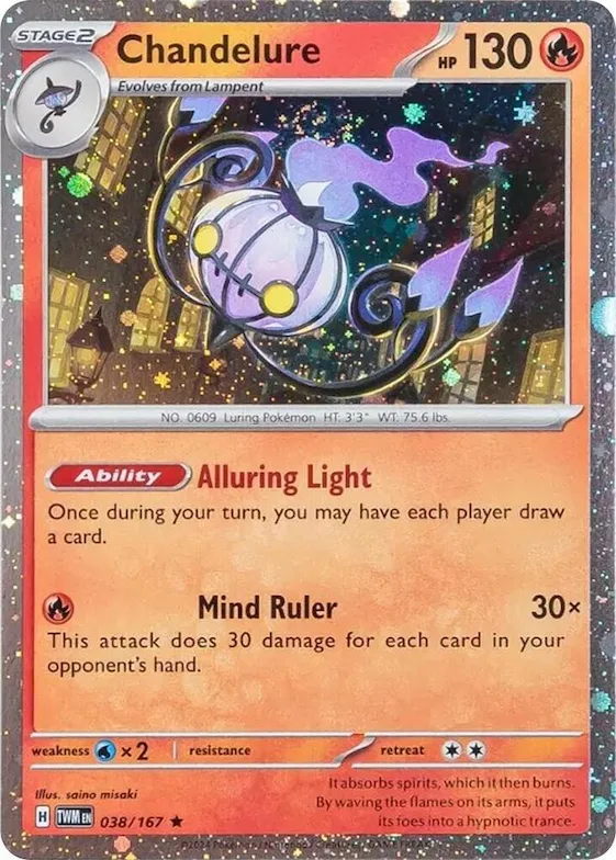 Chandelure (Cosmos Holo) #38 – Miscellaneous Cards & Products