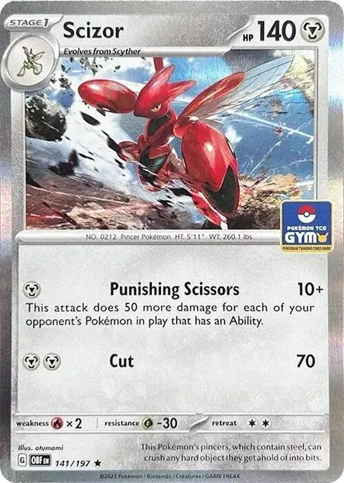 Scizor (Pokemon Gym Promo) #141 – Miscellaneous Cards & Products