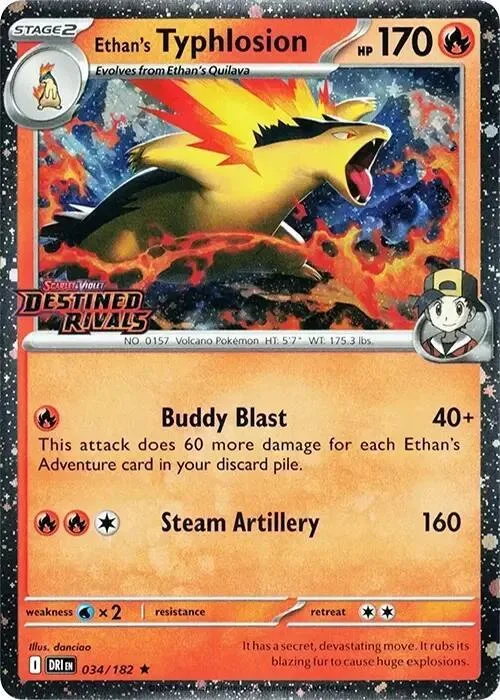 Ethan's Typhlosion (Prerelease) #34 – Miscellaneous Cards & Products