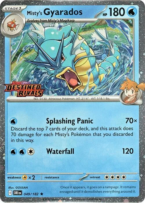 Misty's Gyarados (Prerelease) #49 – Miscellaneous Cards & Products