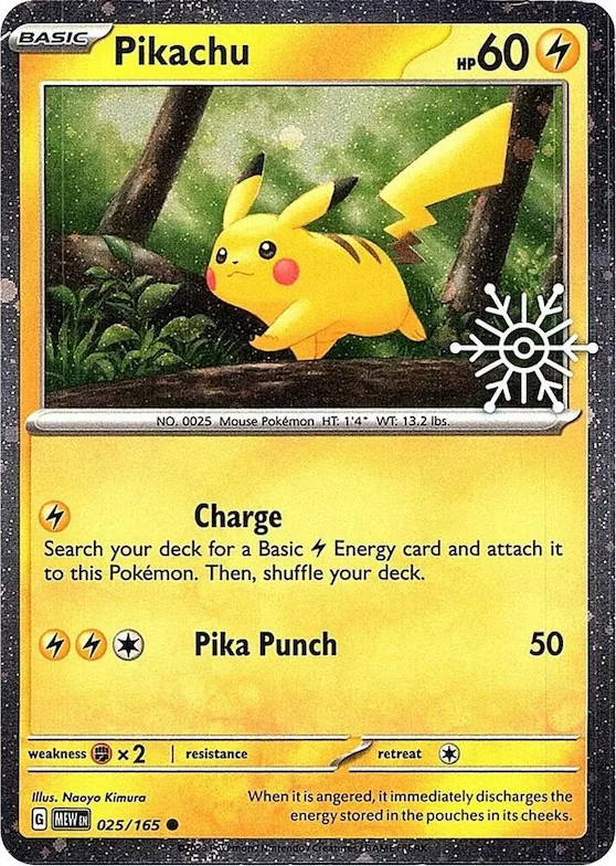 Pikachu (Holiday Calendar) #25 – Miscellaneous Cards & Products