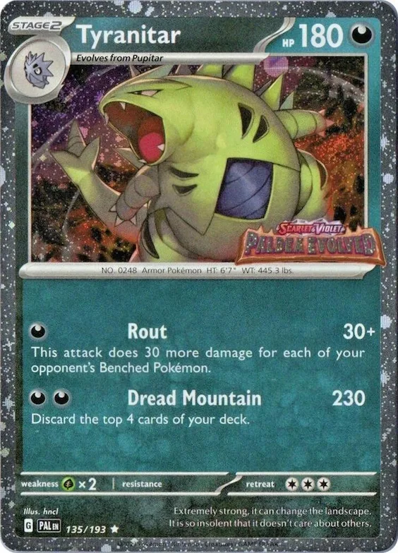 Tyranitar (Paldea Evolved Stamp) #135 – Miscellaneous Cards & Products