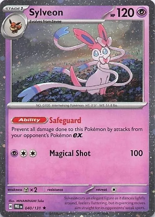 Sylveon (Cosmos Holo) #40 – Miscellaneous Cards & Products