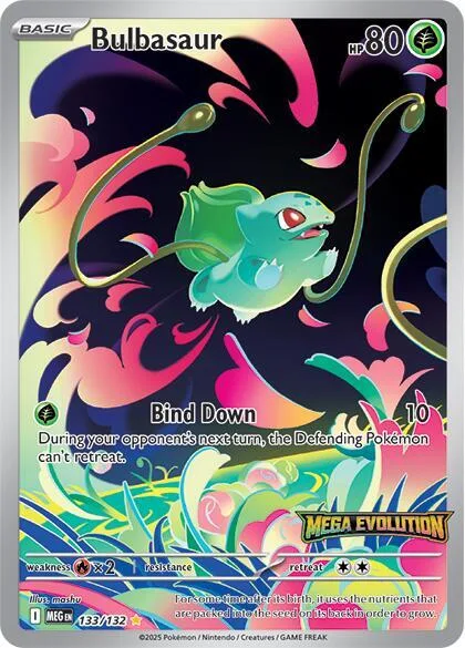 Bulbasaur (Mega Evolution Stamped) #133 – Miscellaneous Cards & Products