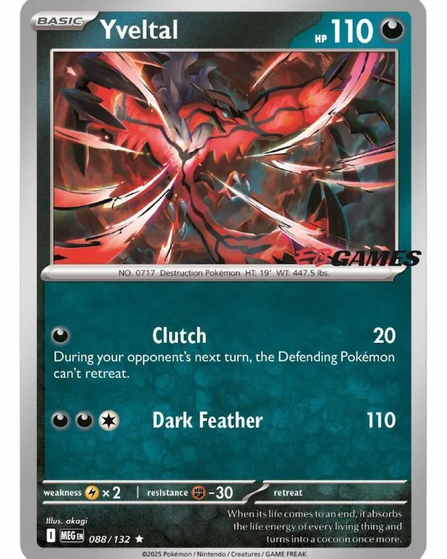Yveltal (EB Games) #88 – Miscellaneous Cards & Products