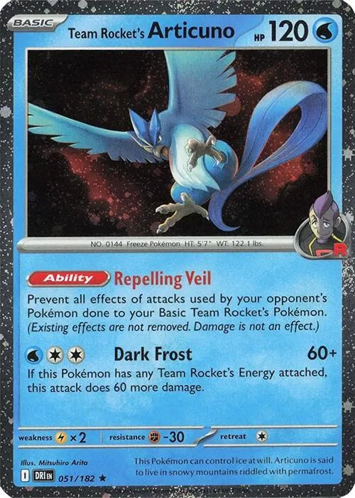 Team Rocket's Articuno (Cosmos Holo) #51 – Miscellaneous Cards & Products