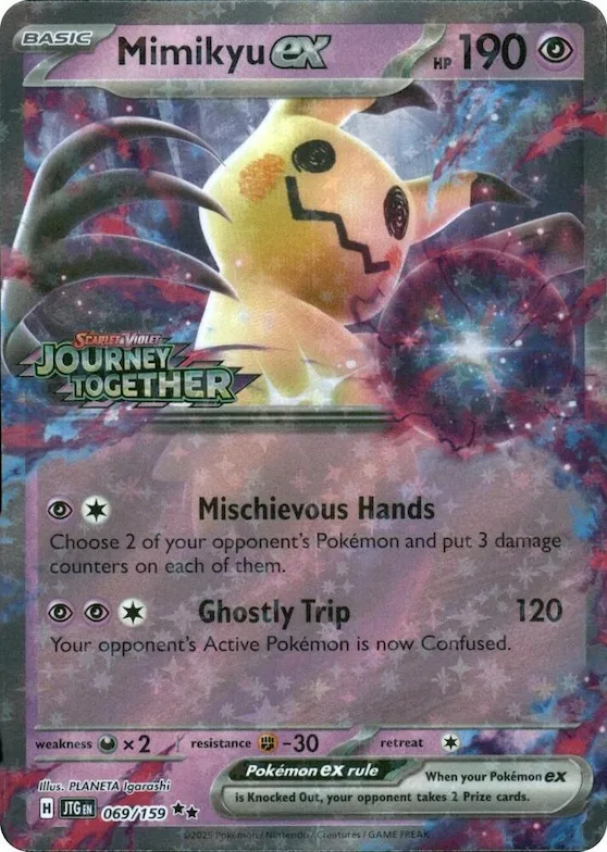 Mimikyu ex (Journey Together Stamped) #69 – Miscellaneous Cards & Products