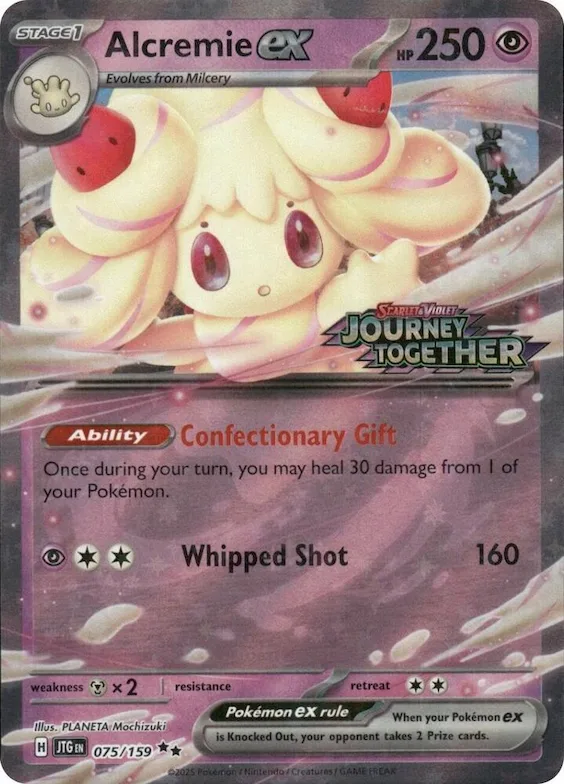 Alcremie ex (Journey Together Stamped) #75 – Miscellaneous Cards & Products