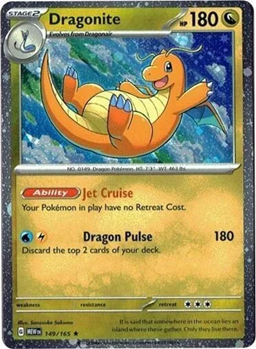 Dragonite 149/165 (Cosmos Holo) #149 – Miscellaneous Cards & Products
