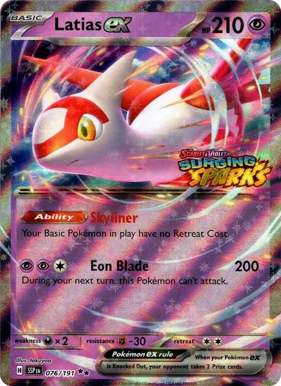 Latias ex (Surging Sparks) #76 – Miscellaneous Cards & Products