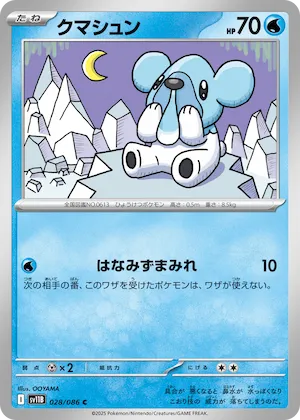 Cubchoo (Master Ball Pattern) #28 – Black Bolt
