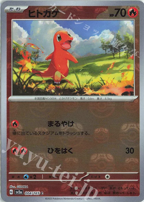 Charmander (Master Ball Pattern) #4 – Pokemon Card 151
