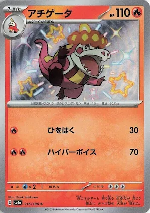 Crocalor #216 – Shiny Treasure ex