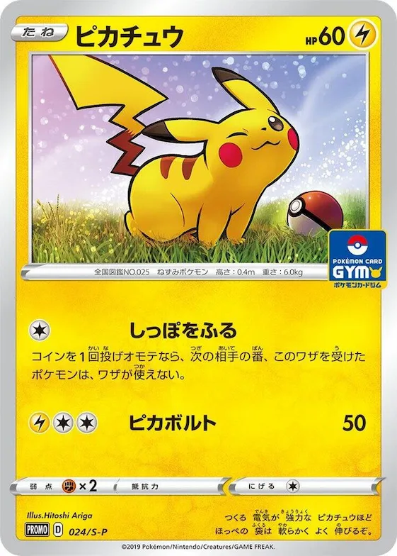 Pikachu #24 – S-P: Sword & Shield Promos