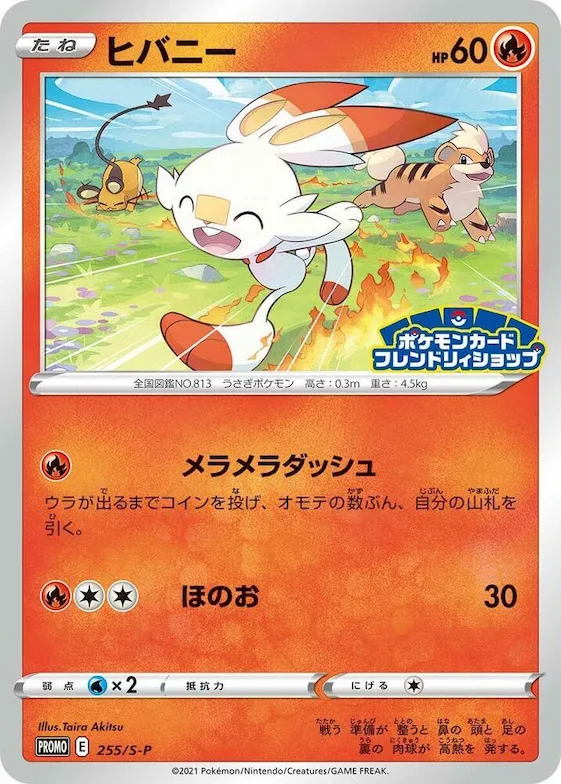 Scorbunny #255 – S-P: Sword & Shield Promos
