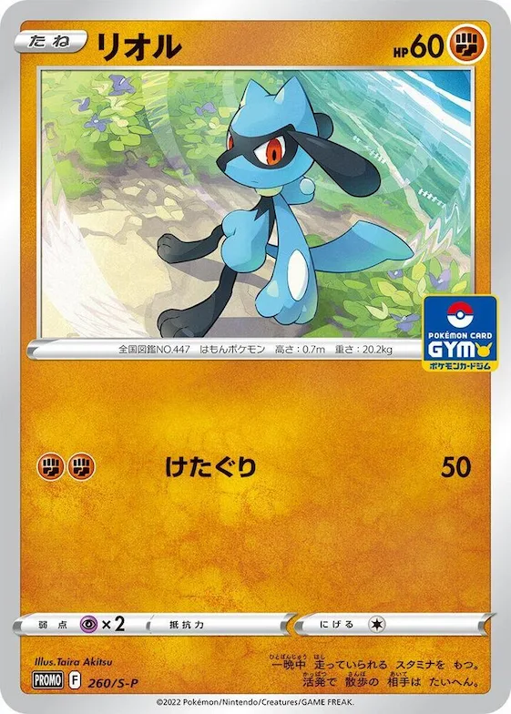 Riolu #260 – S-P: Sword & Shield Promos