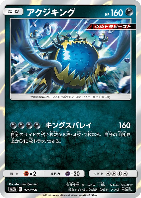 Guzzlord (Mirror Holofoil) #75 – GX Ultra Shiny