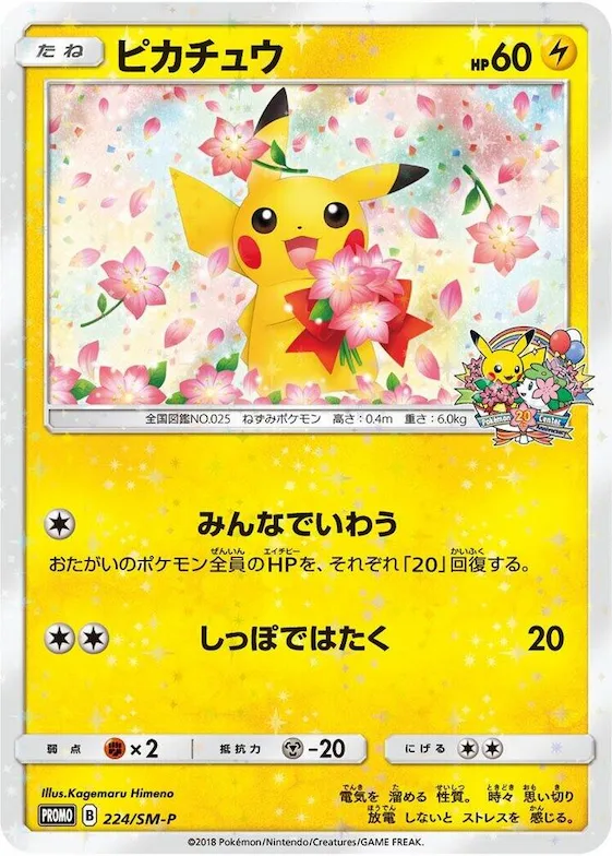 Pikachu #224 – SM-P: Sun & Moon Promos