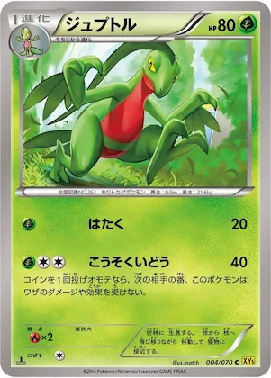 Grovyle #4 – XY5-Bg: Gaia Volcano