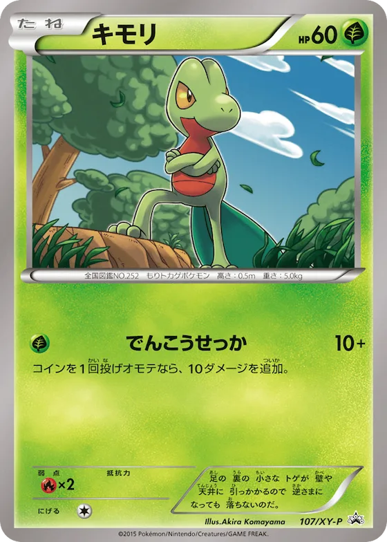 Treecko #107 – XY-P: XY Promos