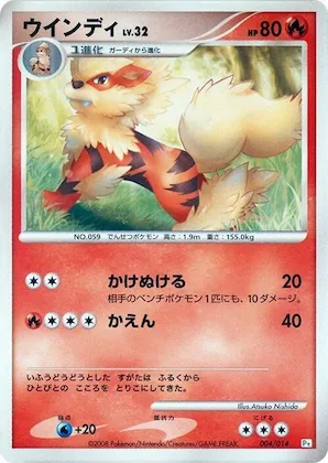 Arcanine #4 – DPt Gift Box (Turtwig)