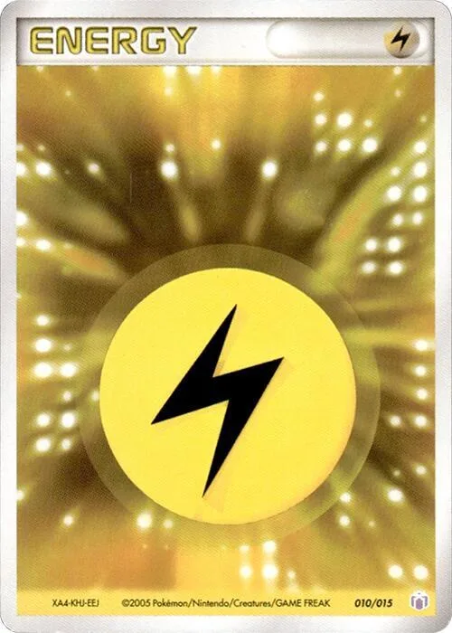 Basic Lightning Energy #10 – Gift Box Mew - Lucario (Mew Quarter Deck)