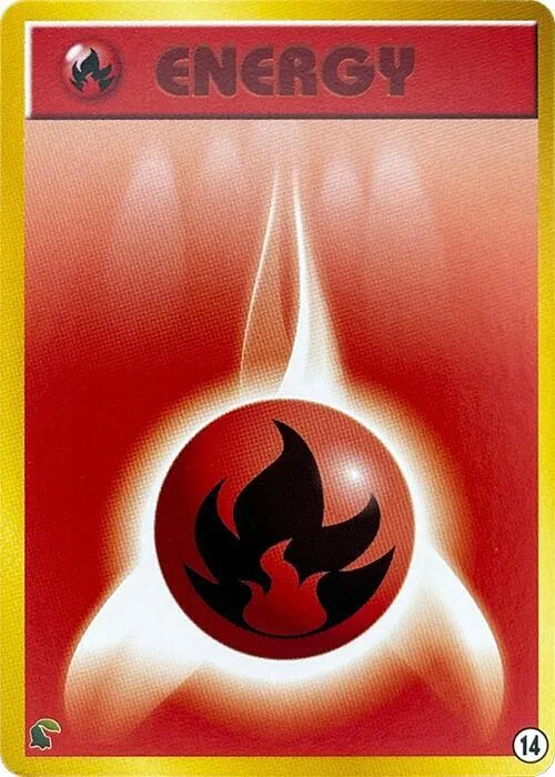 Basic Fire Energy - 14 #14 – Intro Pack Neo (Chikorita)