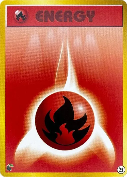 Basic Fire Energy - 25 #25 – Intro Pack Neo (Chikorita)