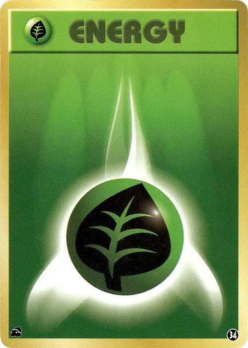 Basic Grass Energy - 34 #34 – Intro Pack (Bulbasaur)