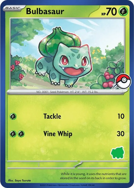 Bulbasaur (Blue Border) #p523984 – My First Battle