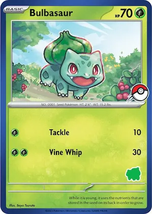 Bulbasaur (Blue Border) #p523984 – My First Battle