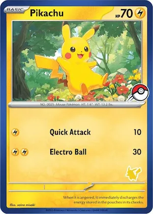 Pikachu (Blue Border) #p524061 – My First Battle