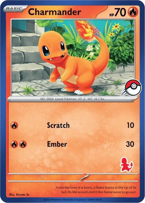 Charmander (Blue Border) #p524084 – My First Battle