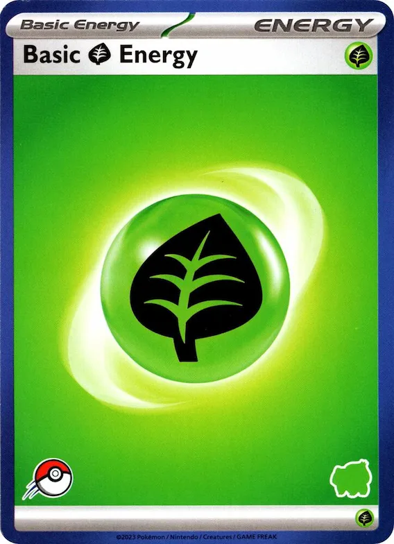 Basic Grass Energy (Blue Border) #p532088 – My First Battle