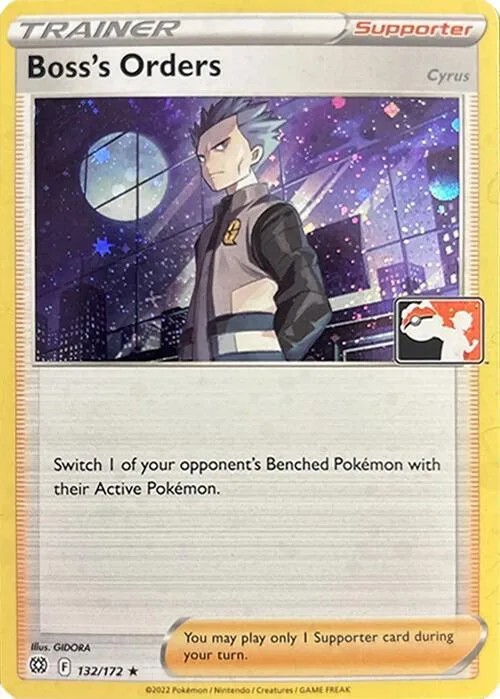 Boss's Orders [Cyrus] (Cosmos Holo) #132 – Prize Pack Series Cards
