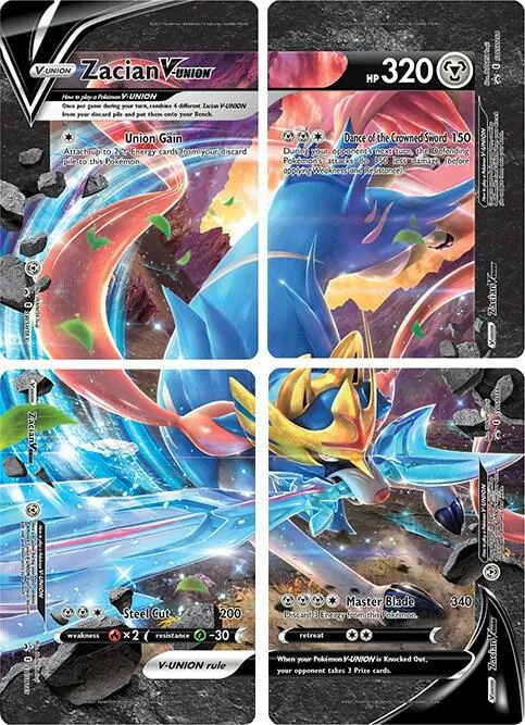Zacian V-UNION [Set of 4] #p247376 – Sword & Shield Promo Cards