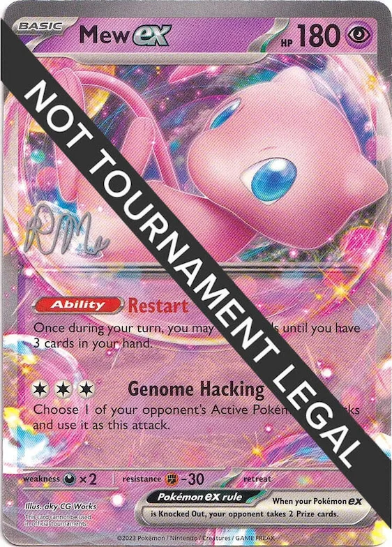 Mew ex - 2025 (Riley McKay) #p689021 – World Championship Decks