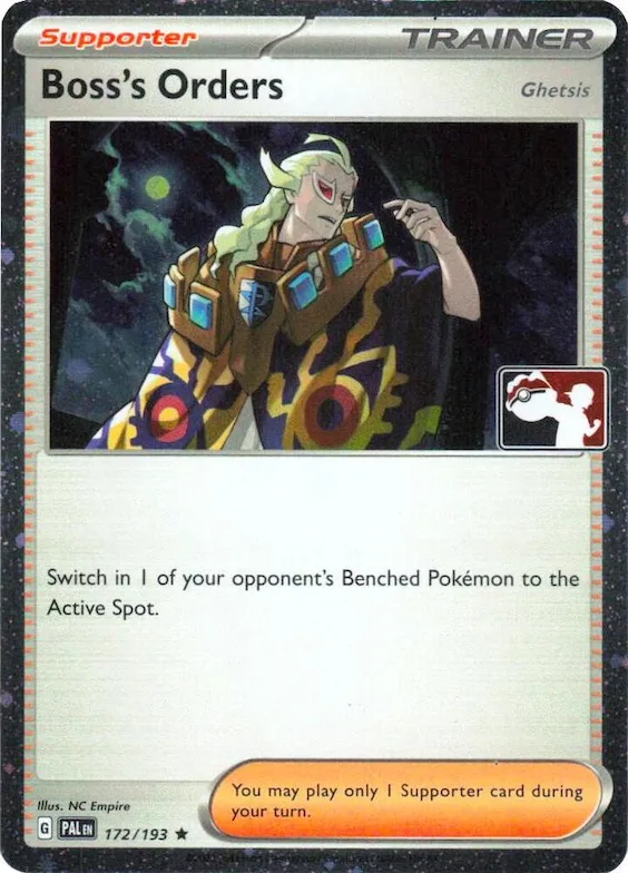 Boss's Orders [Ghetsis] (Cosmos Holo) #172 – Prize Pack Series Cards
