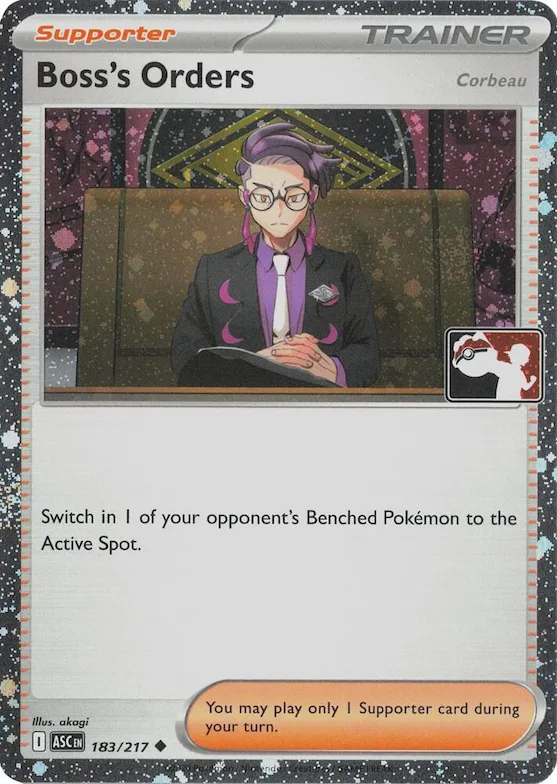 Boss's Orders [Corbeau] (Cosmos Holo) #183 – Prize Pack Series Cards