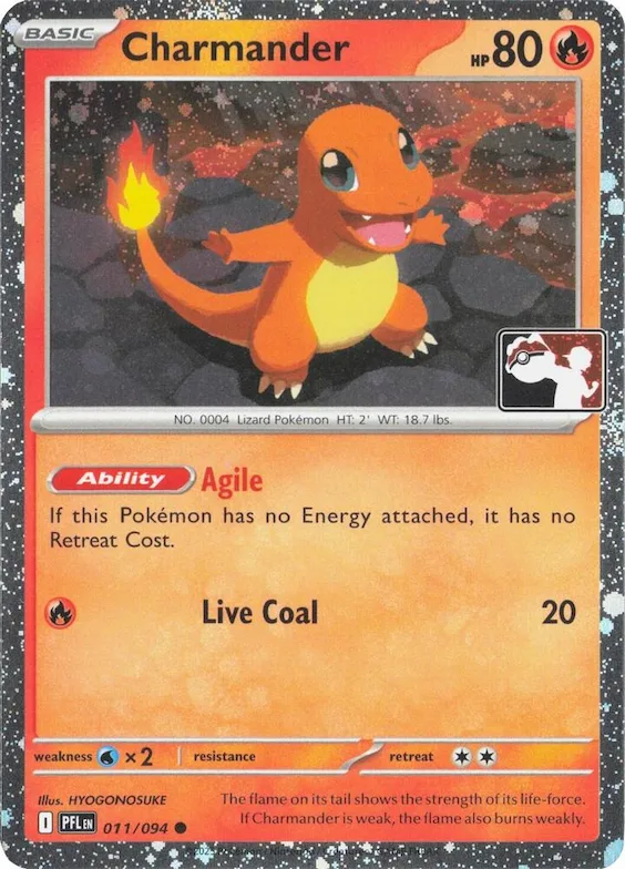 Charmander (Cosmos Holo) #11 – Prize Pack Series Cards