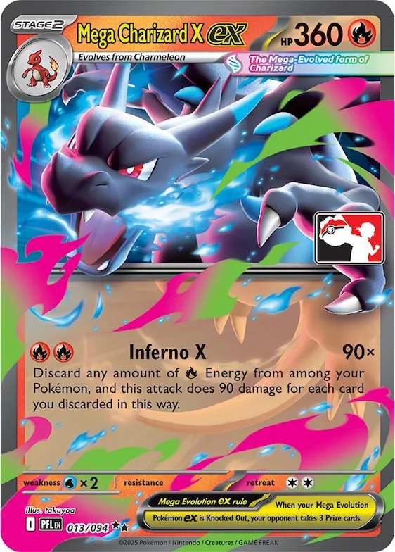Mega Charizard X ex #13 – Prize Pack Series Cards