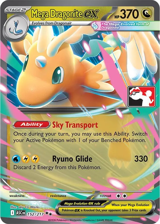 Mega Dragonite ex #152 – Prize Pack Series Cards
