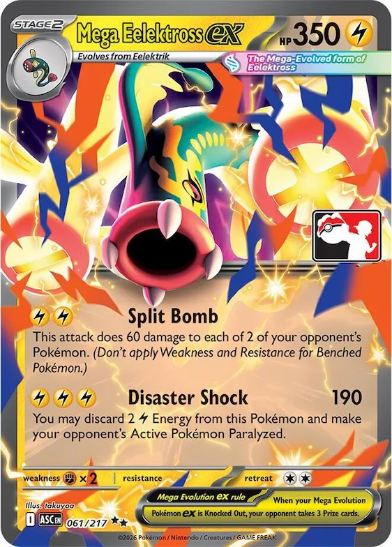 Mega Eelektross ex #61 – Prize Pack Series Cards