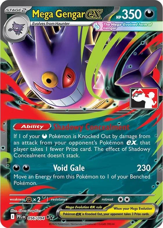 Mega Gengar ex #56 – Prize Pack Series Cards